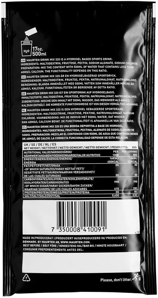 Maurten Drink Mix 320 Getränkepulver 2 Maurten Drink Mix 320 Getränkepulver – Bild 2
