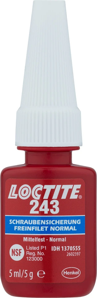 Loctite 243 Mittelfeste Schraubensicherung 1 Loctite 243 Mittelfeste Schraubensicherung