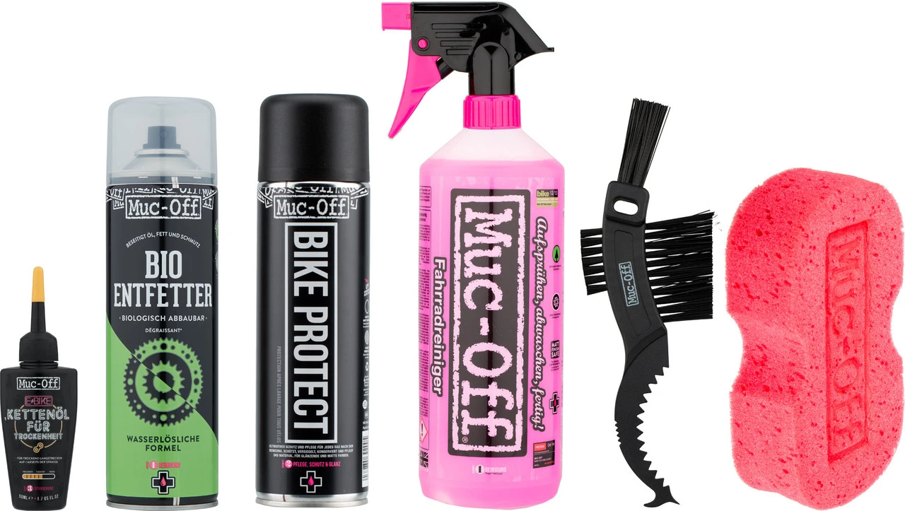 Muc-Off E-Bike Essentials Kit Reinigungsset 1 Muc-Off E-Bike Essentials Kit Reinigungsset