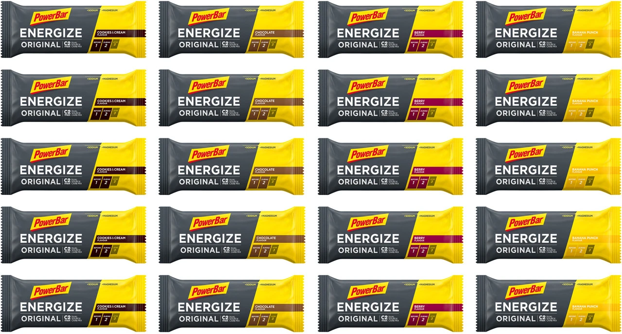 Powerbar Energize Original Energieriegel - 20 Stück 3 Powerbar Energize Original Energieriegel - 20 Stück – Bild 3