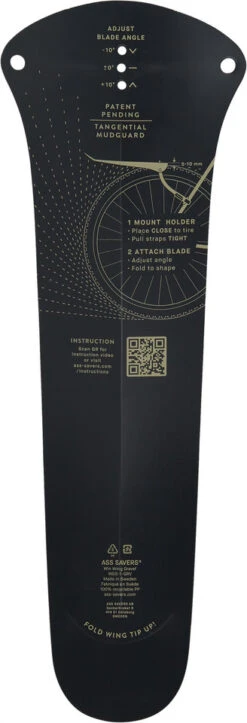 Ass-savers Win Wing Gravel Schutzblech -Fahrradausrüstung 495600